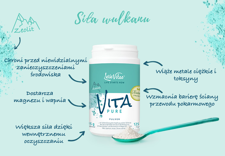 Zeolith - Vita Pure firmy LavaVitae